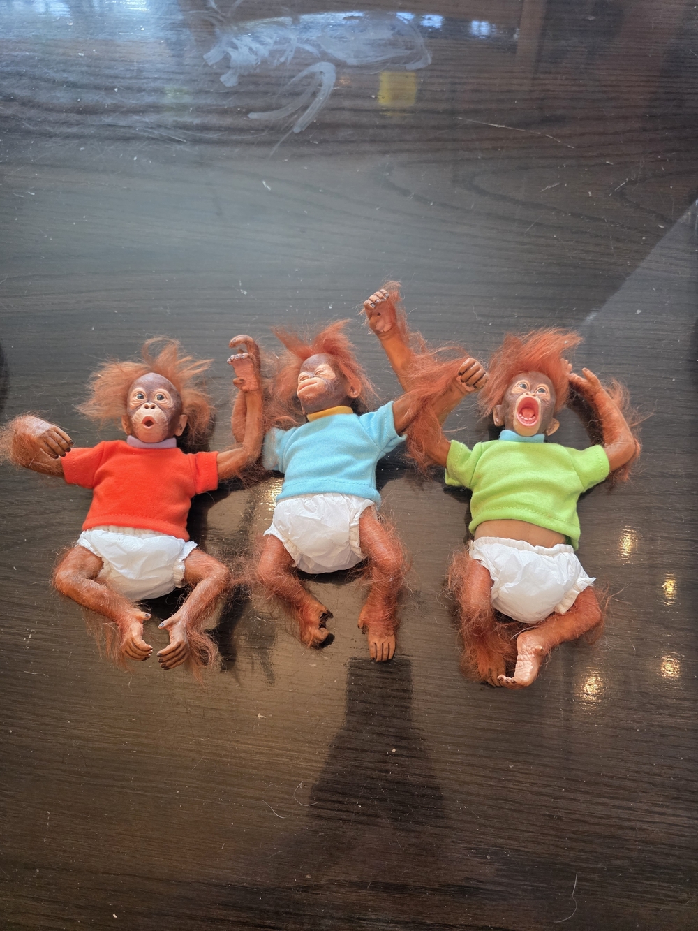 Ashton- Drake Reborn Style Baby Orangutan Monkey Dolls 8 Inches Tall